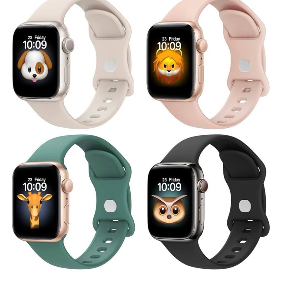 4 pack bands for Apple watch band series 9 (bands only- watch not included)